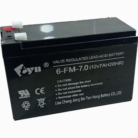 12V 65Ah Sealed Lead Acid AGM Battery with Insert Terminals - TLV12650FR-M6