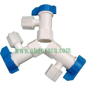 تصویر شیر مخزن دستگاه تصفیه آب مدل فیتینگی 