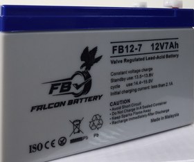 تصویر باتری لید اسید(ups) 12ولت/7 آمپر ساعت تاریخ 2024 Lead--Acid Battery 12V7AH/2024