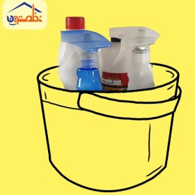 تصویر سبد ایکیا گرد دسته دار IKEA round basket with handle