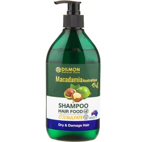 تصویر شامپو مناسب موهای خشك و آسیب دیده 385 میلی لیتر دیلمون dilmon shampoo hair food sulfate free for dry and damage hair