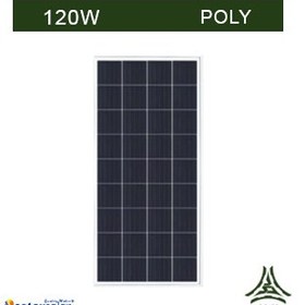 تصویر پنل خورشیدی 120 وات پلی کریستال برند Restar 