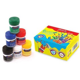 تصویر گواش 6رنگ آریا *36عدد* 4027 - یک بسته 6 تایی (فروش عمده) 