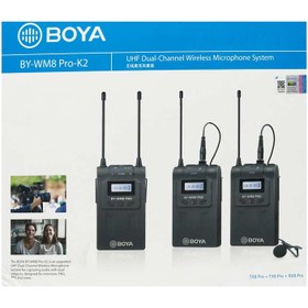 تصویر میکروفون بی سیم Boya BY-WM8 Pro K2 Boya BY-WM8 Pro K2 Microphone