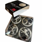 تصویر کاپ رینگ اسپرت سه بعدی نیروانا پارت با لوگوی پژو بسته ۴ عددی مناسب برای انواع رینگ ایران خودرویی رینگ های ووسن با قطر ۶ میل Sport cup whell