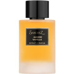 تصویر عطر ادوپرفیوم زنانه سانچز مدل Amber Vanila حجم ۱۰۰ میلی لیتر گرم شیرین 