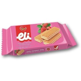 تصویر ویفر لینا با طعم توت فرنگی مقدار 40 گرم Lina Strawberry Wafer 40g