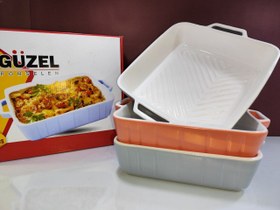 تصویر تابه مربع سرامیکی 