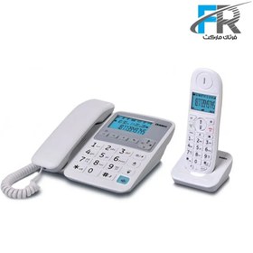 تصویر گوشی تلفن بی سیم یونیدن مدل AT4501 Uniden AT4501 Combo Corded & Cordless Phone