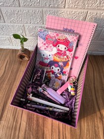 تصویر پک هدیه دخترانه طرح صورتی 