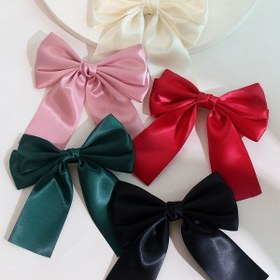 تصویر گیره سر پاپیون ساتن 