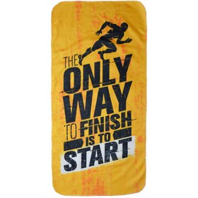 تصویر حوله ورزشی مدل 404C0481-Coree ابعاد ۱۰۰ در ۵۰ سانتی متر 