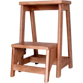 تصویر چهارپایه چوبی 