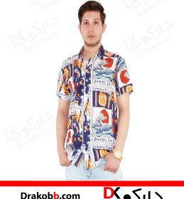 تصویر پیراهن مردانه مدل هاوایی / کد 18004 