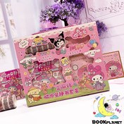 تصویر پک دفترچه استیکری و چسب واشی سانریو - مدل 3 