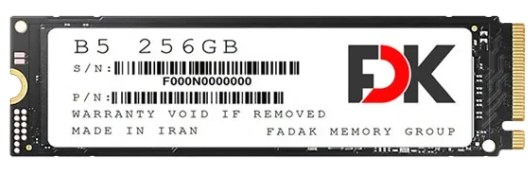 تصویر حافظه SSD اینترنال 256 گیگابایت FDK مدل B5 SERIES NVMe M.2 