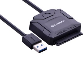 تصویر تبدیل USB 3.0 به SATA یوگرین مدل CR108/20231 UGREEN SATA to USB 3.0 Adapter Cable