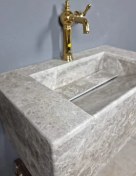 تصویر روشویی مدرن زرین نیک کد ZN0287 سایز ۴۰*۷۰ طوسی 