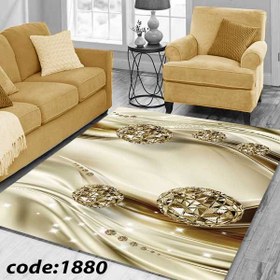 تصویر روفرشی کشدار طرح کلاسیک کد1880 