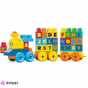 تصویر قطار بازی موزیکال مگا بلوک Mega Bloks Musical Alphabet Train 