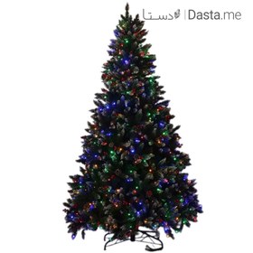 تصویر ریسه درخت کریسمس LED رنگارنگ 10 متر 