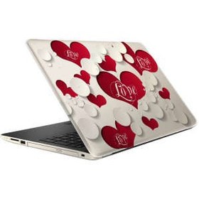 تصویر استیکر لپ تاپ طرح قلب و عشق مدل ML099 مناسب برای لپ تاپ 15.6 اینچ 