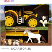 تصویر ماشین بازی مدل تراکتور مزرعه - بازار فوری 