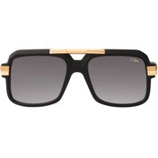 تصویر عینک آفتابی کازال-Cazal مدل ۶۶۳ اصل | فریم مشکی مات با تزئینات طلایی لوکس 