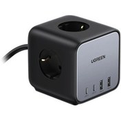 تصویر چندراهی برق یوگرین مدل CD268 ظرفیت ۶۵ وات با ۳ خروجی 