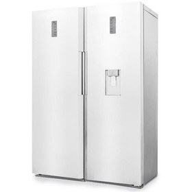 تصویر یخچال فریزر دوقلو 40 فوت دوو مدل SRI/SFI-20MW - استیل 