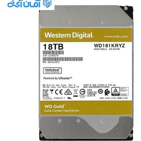 تصویر هارد وسترن دیجیتال اینترنال گلد 18 ترابایت مدل WD181KRYZ Internal HDD WD181KRYZ 18TB