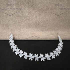 تصویر ریسه موی عروس کد R10 Bridal headband code R10