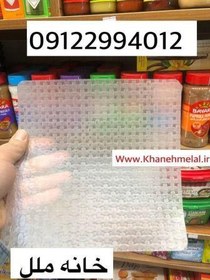 تصویر ورق رایس پیپر ( ورق برنج ) 120 گرم مربع لوتوس رویال 8 عددی Rice papper