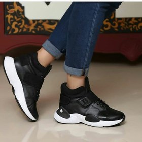 تصویر کفش اسپرت ساقدار ضدآب چرم مصنوعی سایز ۳۹ تا ۴۰ 