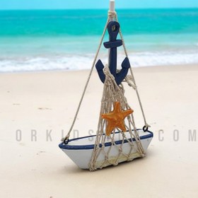 تصویر ماکت قایق چوبی 