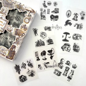 تصویر استیکر وینتیج 