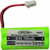 تصویر باتری تلفن بی سیم اوریون مدل 2.4V 700mAh 