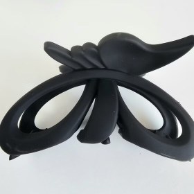 تصویر کلیپس پروانه شمعی - سفید 