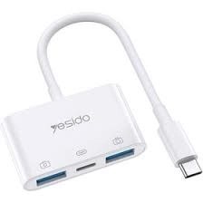 تصویر تبدیل Yesido GS17 OTG USB / Type-C To Type-C Yesido GS17 USB / Type-C To Type-C OTG Adapter