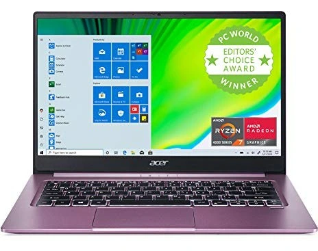 Acer Swift 3 Thin Light Laptop 14 Full HD IPS AMD Ryzen 7 4700U Octa Core Processor with Radeon Graphics 16GB LPDDR4X 512GB NVMe SSD WiFi 6 Backlit KB