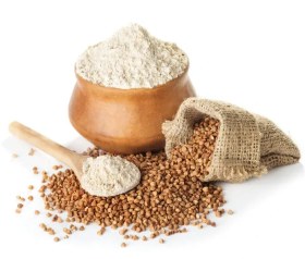 تصویر آرد گندم سیاه ( آرد باکویت) 