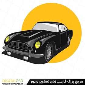 تصویر دانلود وکتور لایه باز اتومبیل کارتونی 