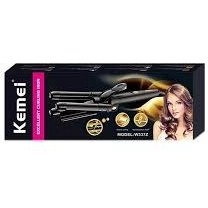 تصویر فر کننده مو مدل KEMEI W337Z کیمی Kemei W337Z 3 Barrel Hair Curler