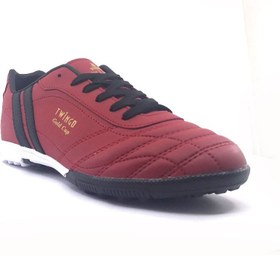 تصویر کفش فوتبال چمن مردانه مدل 134 قرمز برند twingo 134 Red Men's Turf Football Shoes