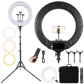 تصویر رینگ لایت مدل RL18 Ring light model RL18