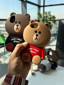 تصویر قاب گوشی عروسکی خرس Brown نیویورک 