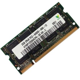 تصویر رم لپ تاپ 2 گیگ DDR2-800-6400 MHZ 1.8V یکسال گارانتی 