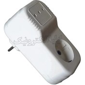 تصویر قاب محافظ برق تک پریز ارت دار 
