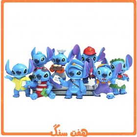 تصویر فیگور استیچ مجموعه 8 عددی از انیمیشن لیلو و استیچ Stitch figure 