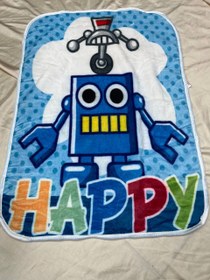 تصویر پتو نوزادی تدی 